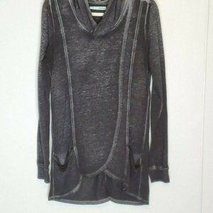 Maurices Gray Burnout long sleeve Pullover top